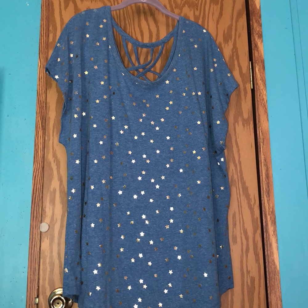 Lane Bryant strappy star graphic shirt 22/24